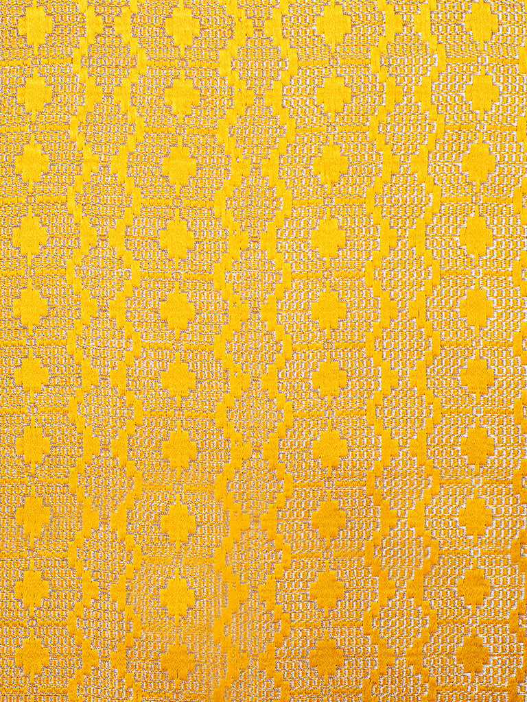 Handwoven Yellow Silk Lehenga