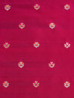 Handwoven Magenta Silk Lehenga