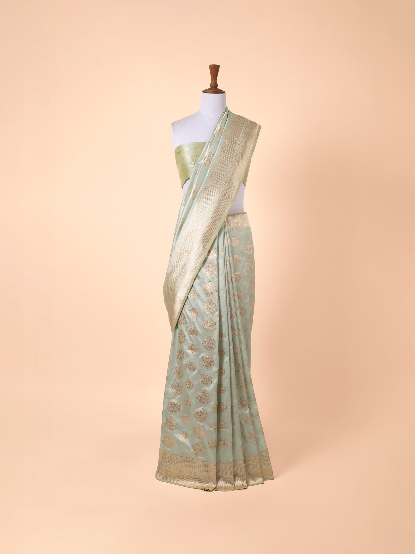 Handwoven Green Silk Saree