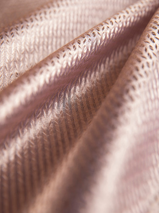 Handwoven Mauve Tissue  Fabric