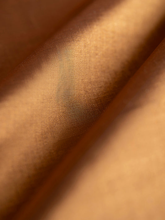 Handwoven Brown Tissue  Fabric