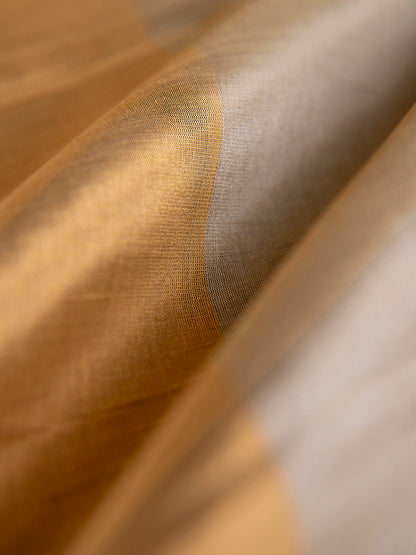 Handwoven Gold Tissue  Fabric