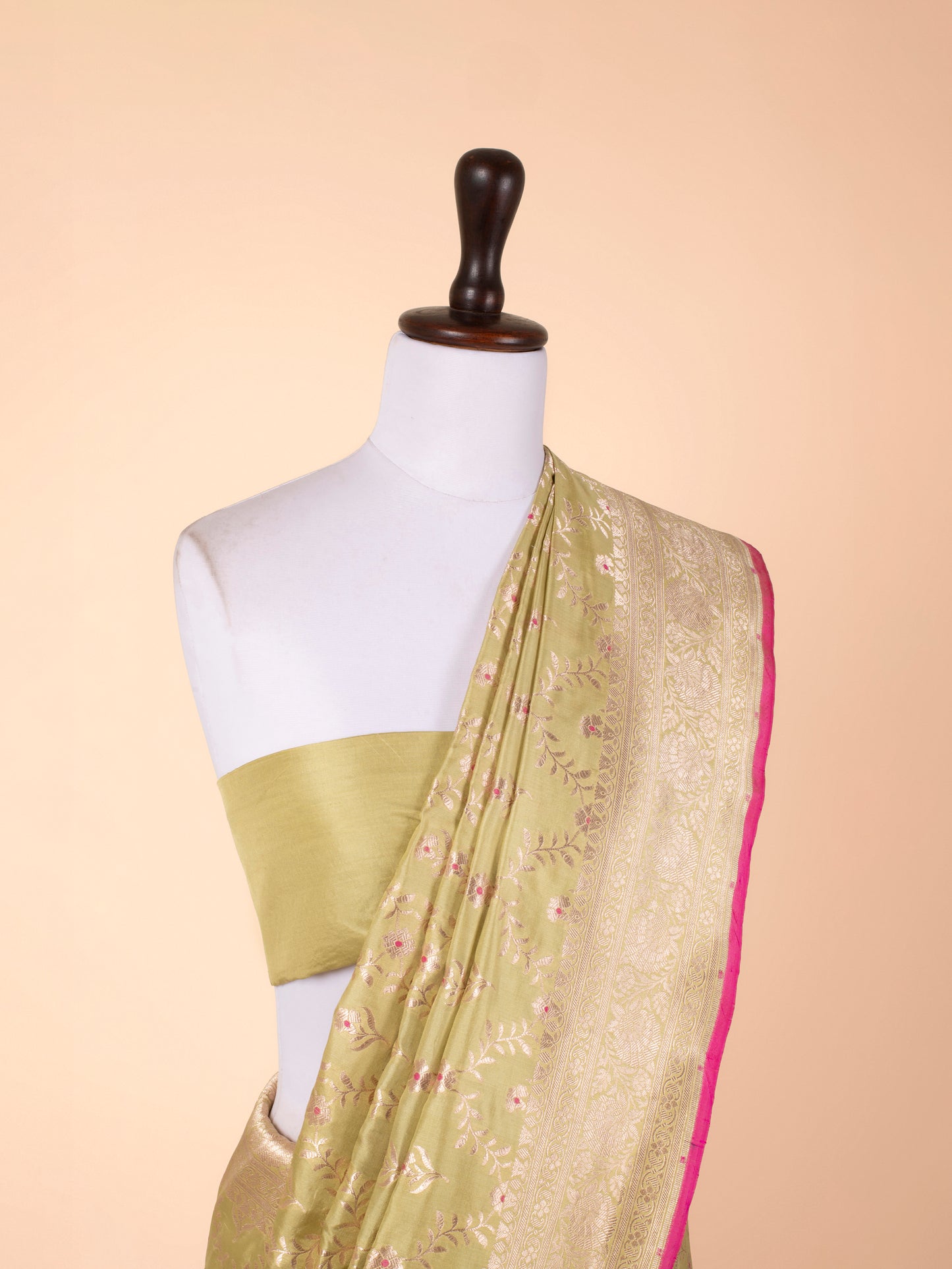 Handwoven Green Silk Saree