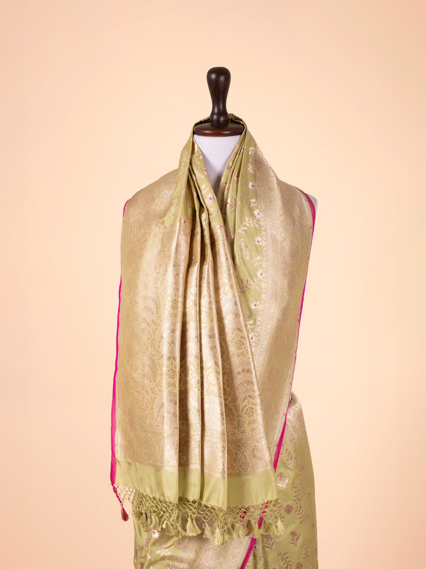 Handwoven Green Silk Saree