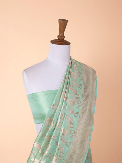 Handwoven Green Silk Saree