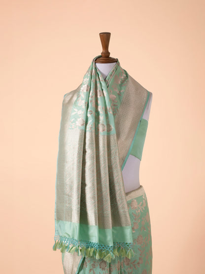 Handwoven Green Silk Saree