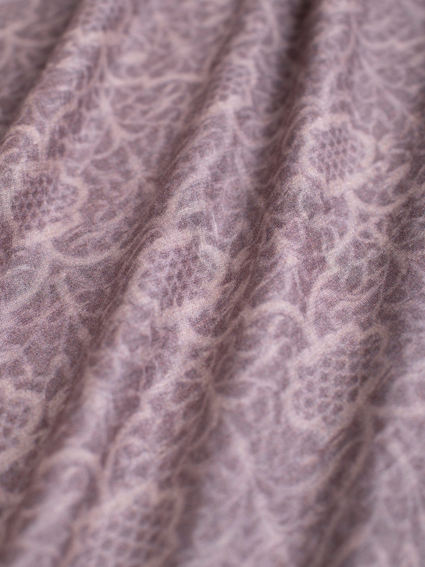 Handwoven Mauve Tussar Cotton Fabric