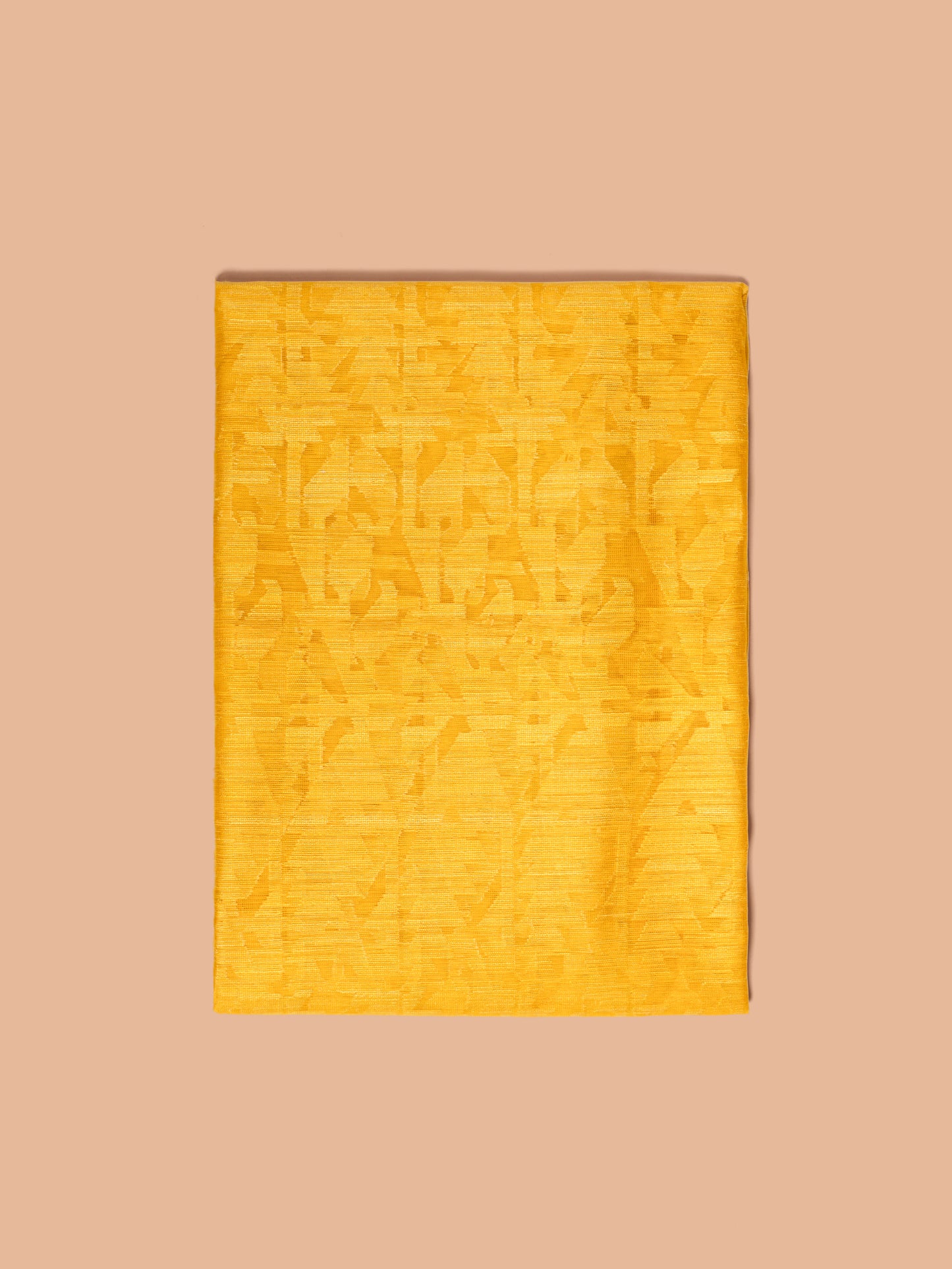 Handwoven Yellow Net Fabric