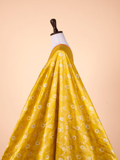 Handwoven Mustard Silk Dupatta