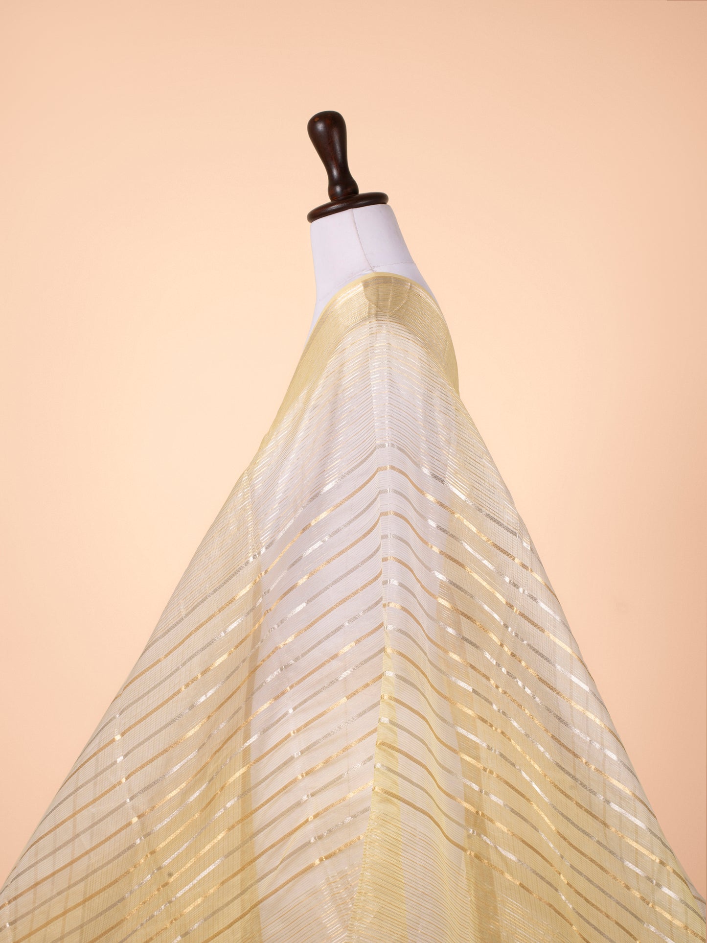 Handwoven Gold Tissue Dupatta