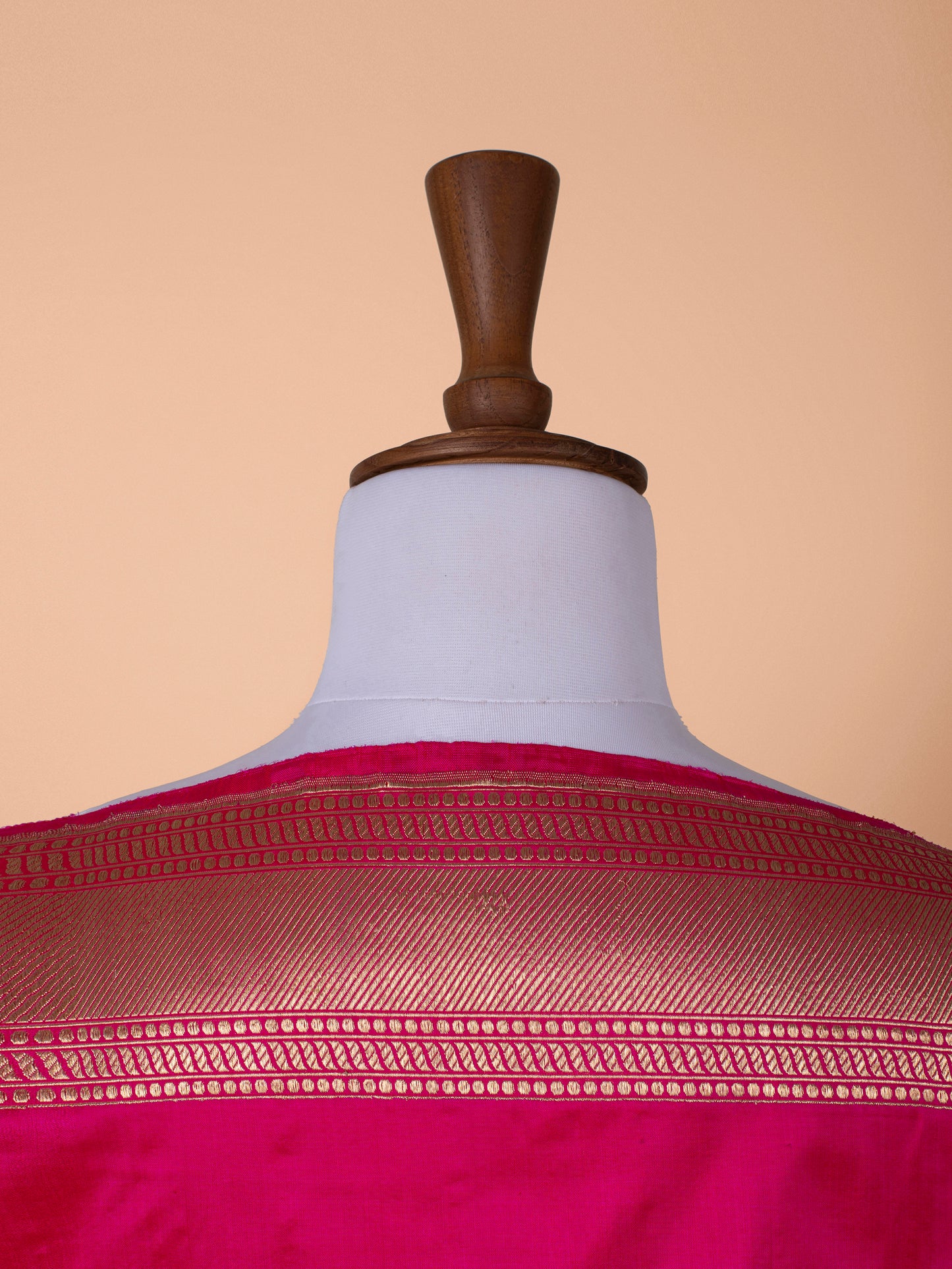 Handwoven Rani Pink Silk Dupatta