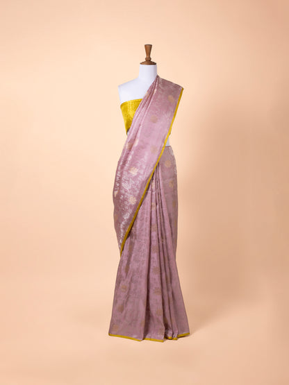 Handwoven Pink Tanchoi Silk Saree