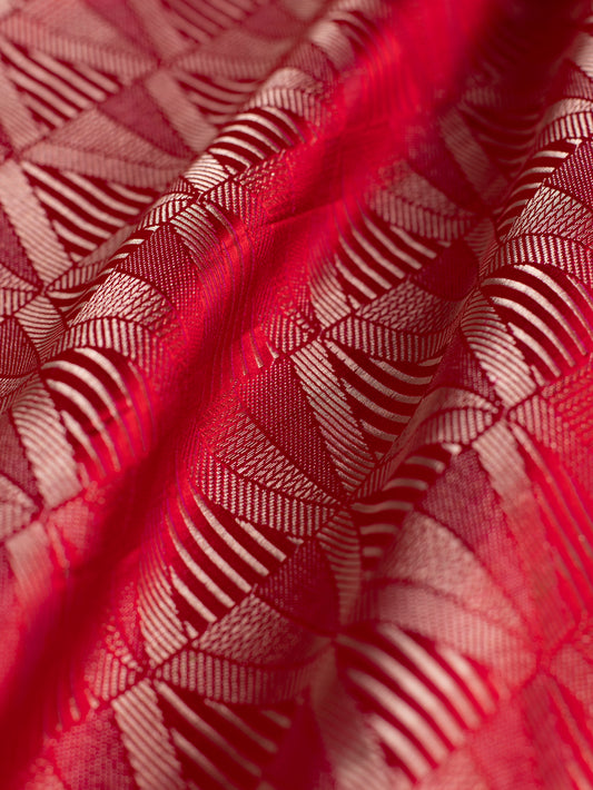 Handwoven Rani Pink Silk Fabric