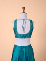 Handwoven Multicolour Satin Silk Tunic