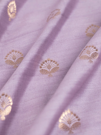 Handwoven Mauve Cotton Fabric