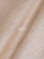 Handwoven Beige Tussar Blouse Fabric
