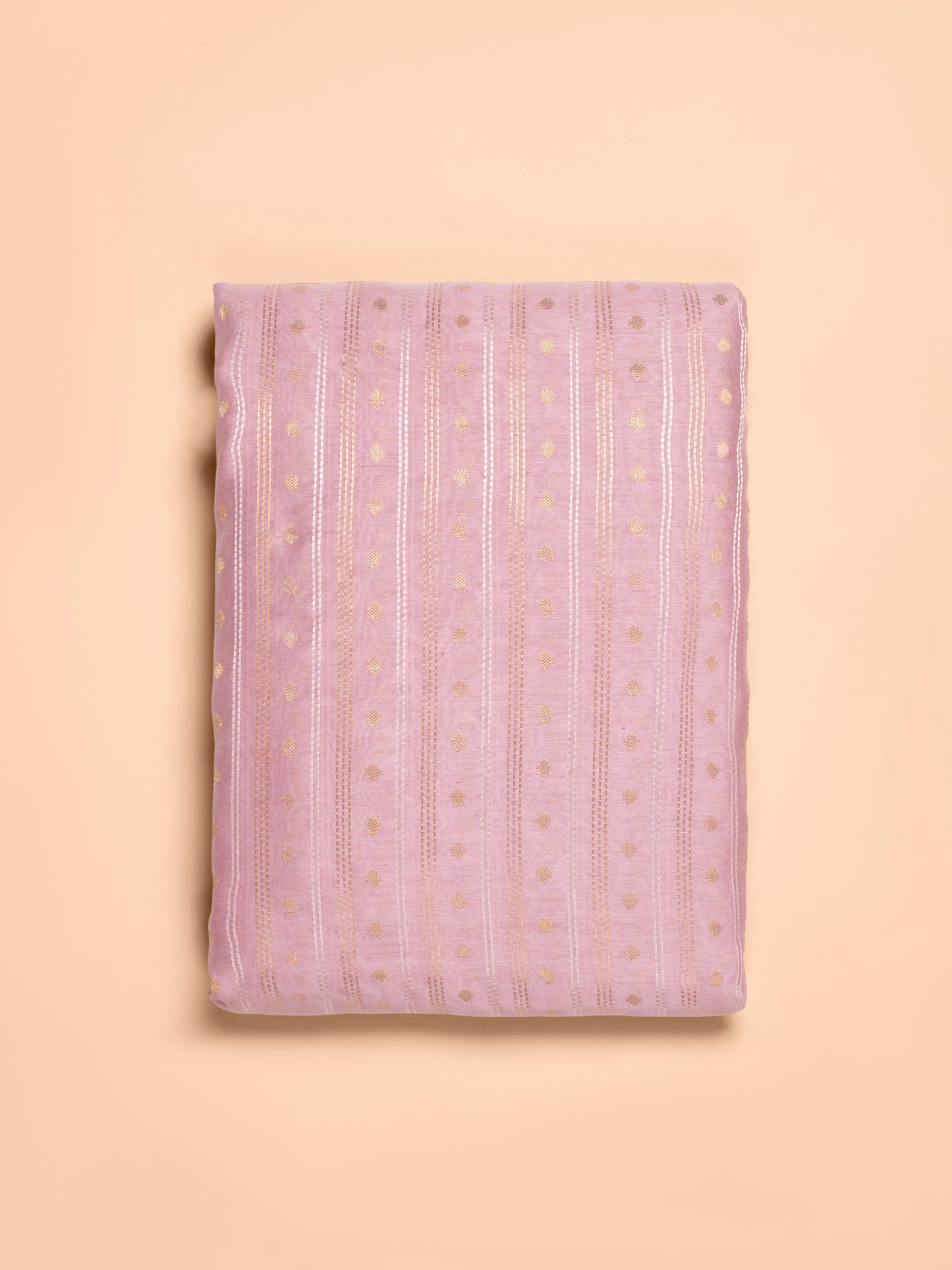 Handwoven Pink Cotton Fabric