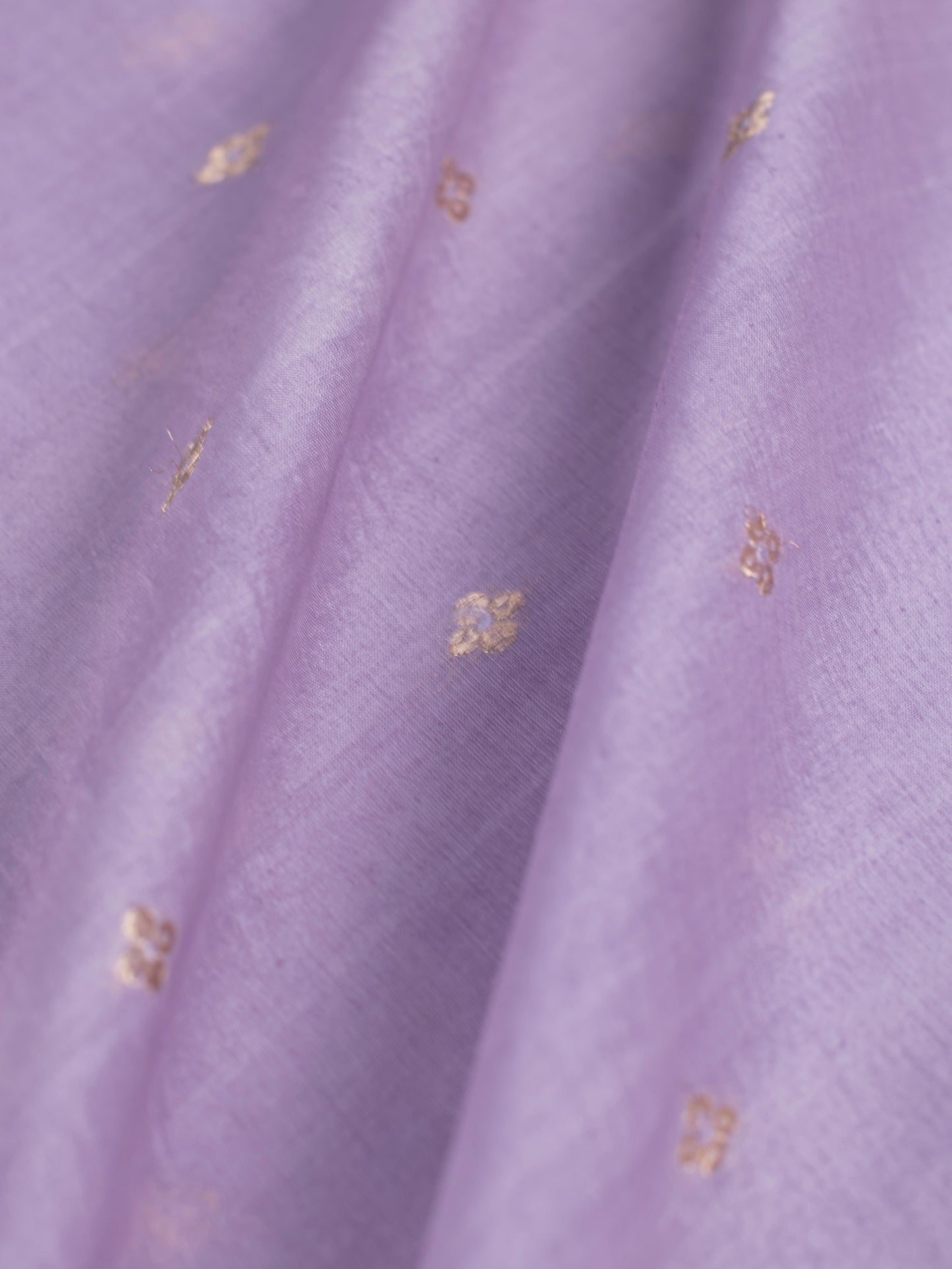 Handwoven Purple Organza Fabric