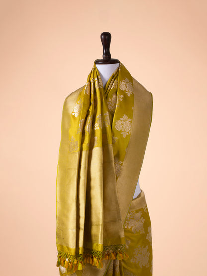 Handwoven Gold Silk Saree