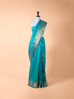 Handwoven Blue Kanjivaram Silk Saree