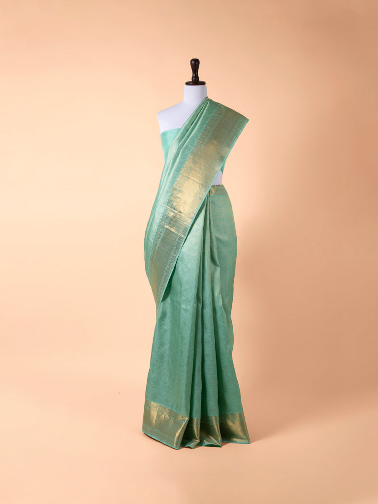 Handwoven Green Kanjivaram Silk Saree