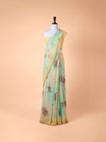 Handwoven Multicolor Georgette Saree
