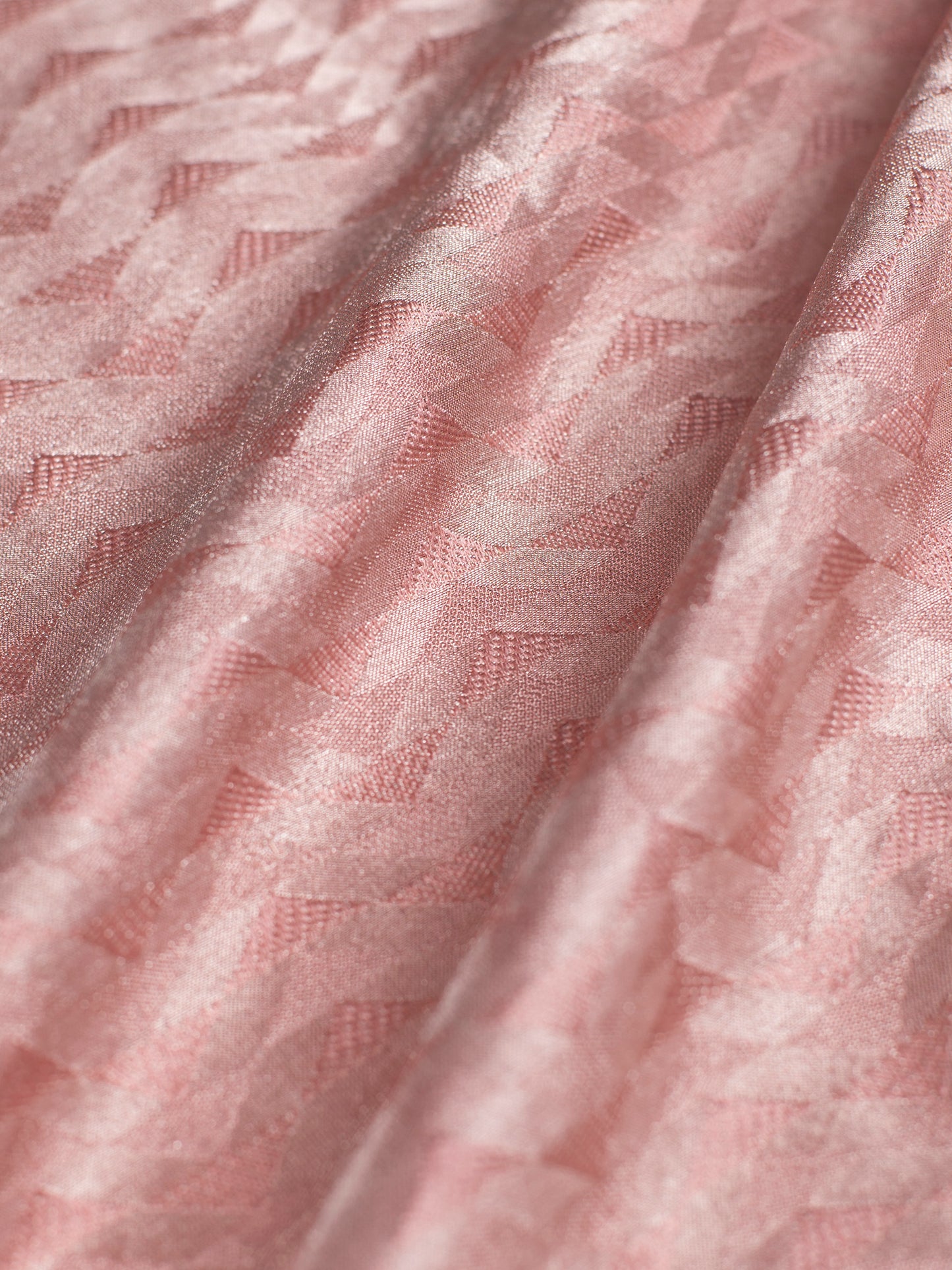 Handwoven  Pink Silk Blouse Fabric