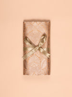 Handwoven Peach Silk Blouse Fabric