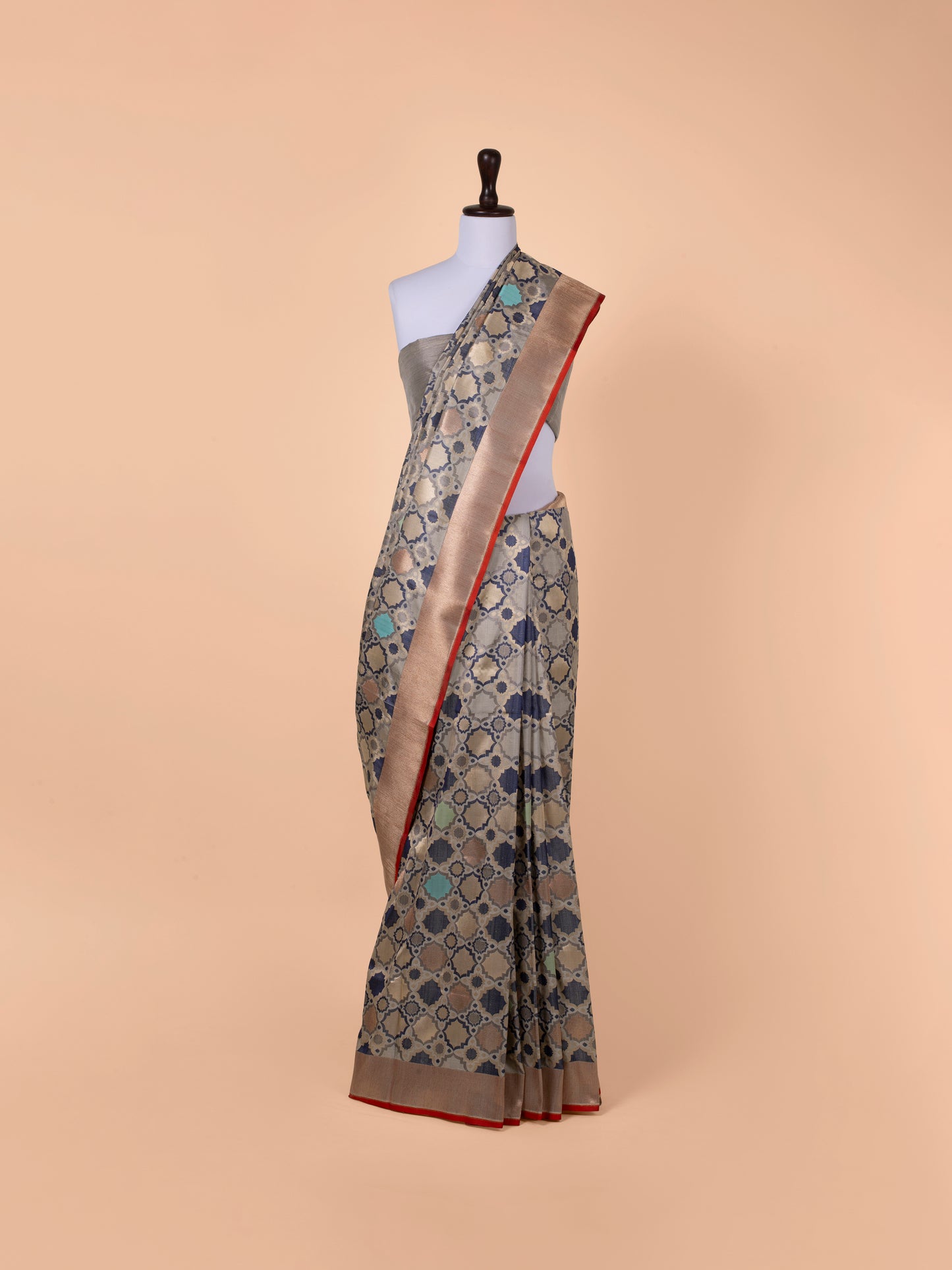 Handwoven Multicolour Silk Saree