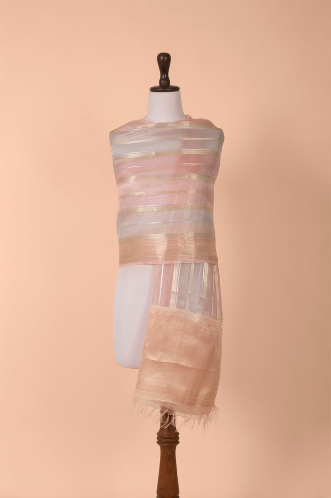 Handwoven Multicolor Organza Dupatta