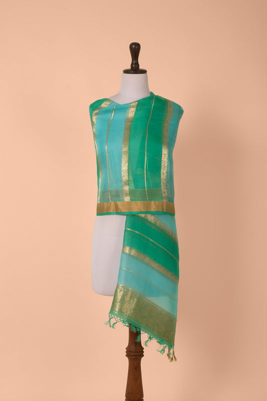 Handwoven Multicolor Organza Dupatta