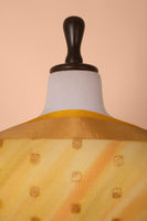 Handwoven Mustard Organza Dupatta