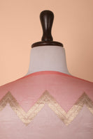Handwoven Pink Organza Dupatta