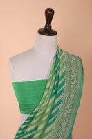 Handwoven Green Georgette Saree