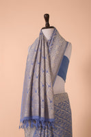 Handwoven Purple Georgette Saree
