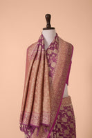 Handwoven Purple Georgette Saree