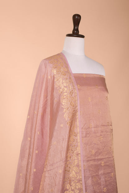 Handwoven Pink Tissue Suit Piece