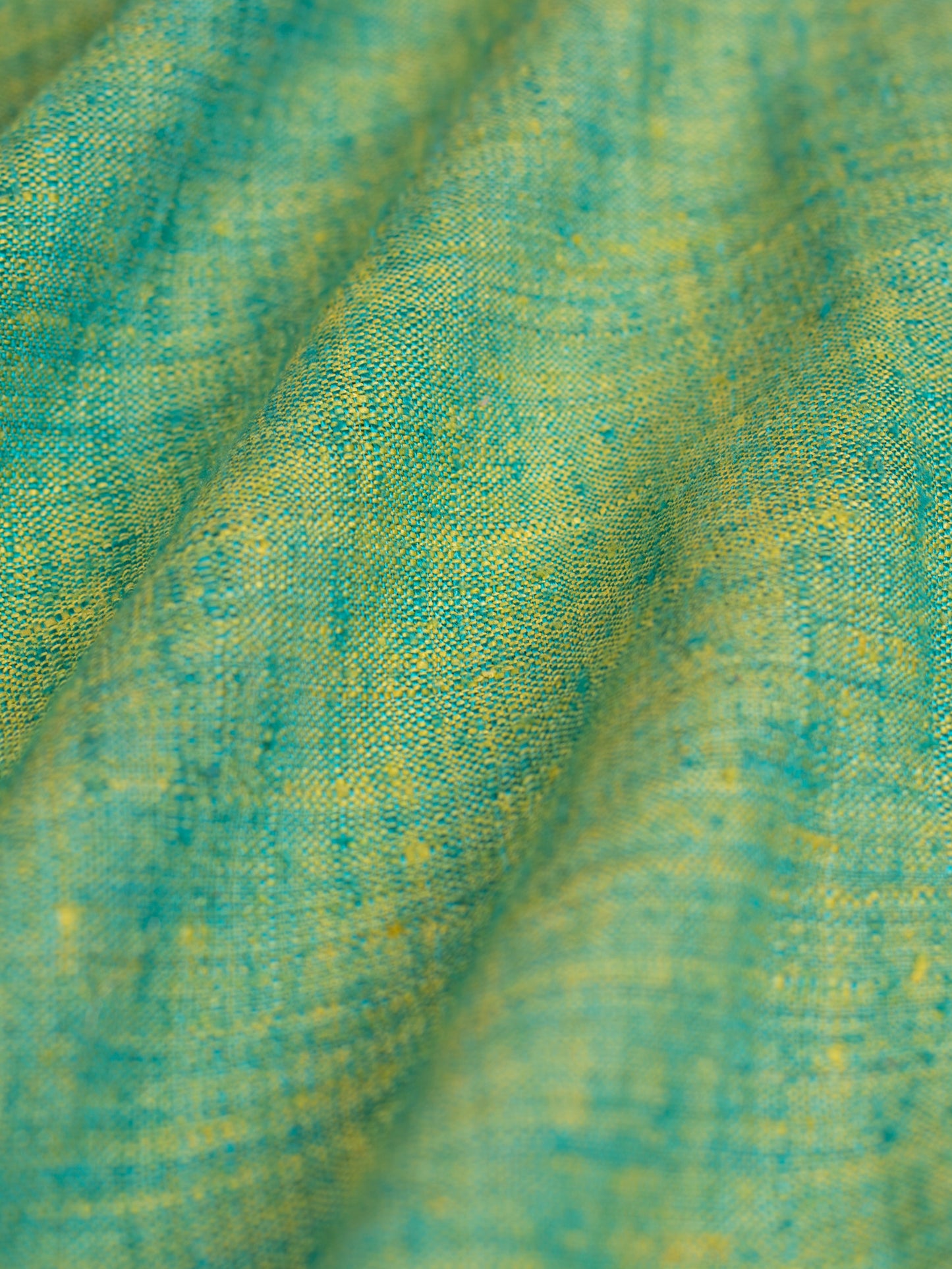 Handwoven Green Tussar Blouse Fabric