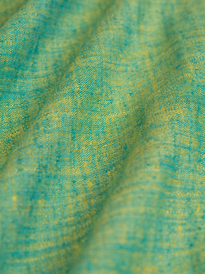 Handwoven Green Tussar Blouse Fabric