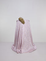 Handwoven Mauve Banarasi Silk Fabric