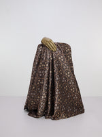 Handwoven Black Banarasi Georgette Fabric