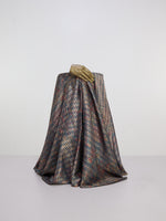 Handwoven Multi-colour Banarasi Satin Fabric