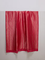 Handwoven Red Banarasi Silk Fabric