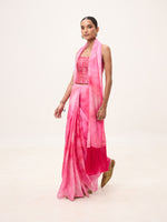 Multicolour Chiffon Digital Print Saree