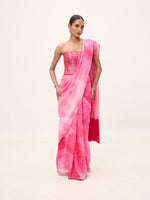 Multicolour Chiffon Digital Print Saree
