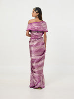 Handwoven Purple Silk Saree