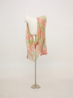 Handwoven Lavendar & Gold Striped Dupatta