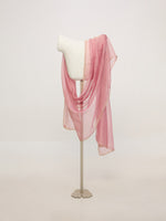 Handwoven Rose Gold Tissue Embroidered Dupatta