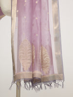 Handwoven Dusty Mauve Dupatta