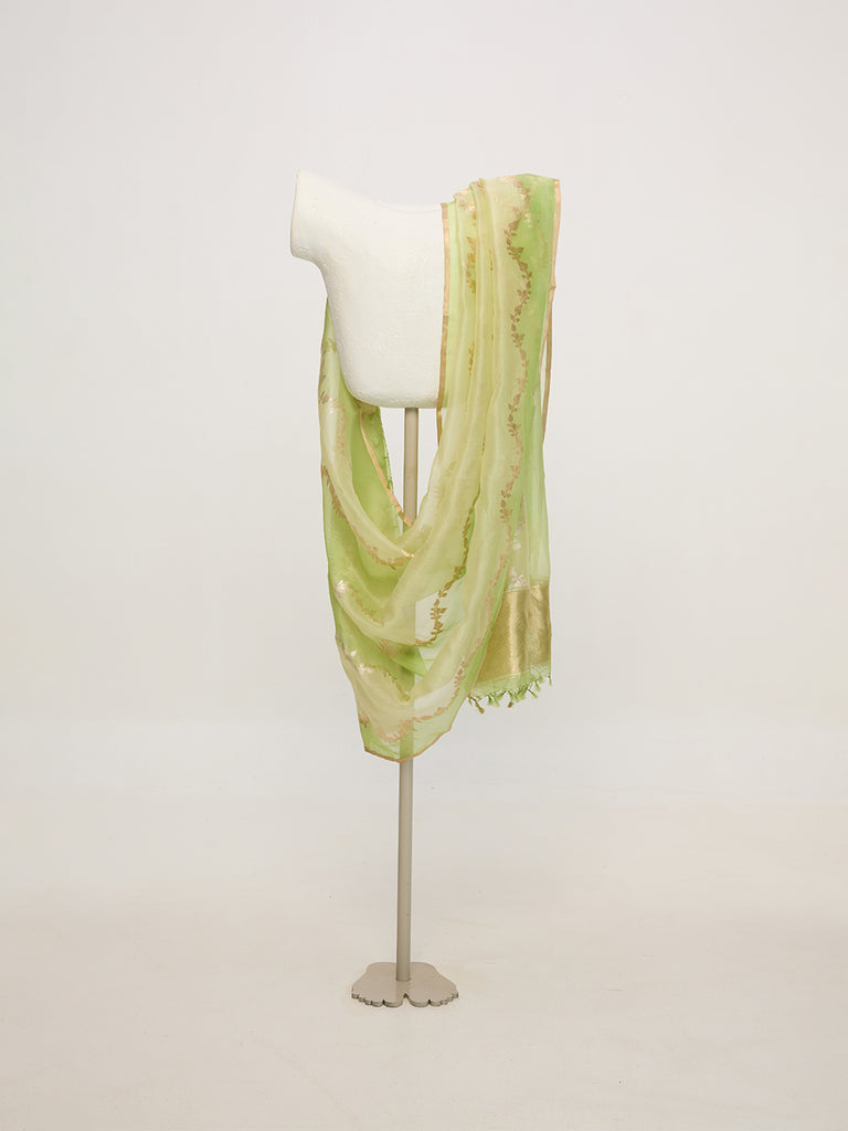 Handwoven Ombré Cutwork Dupatta